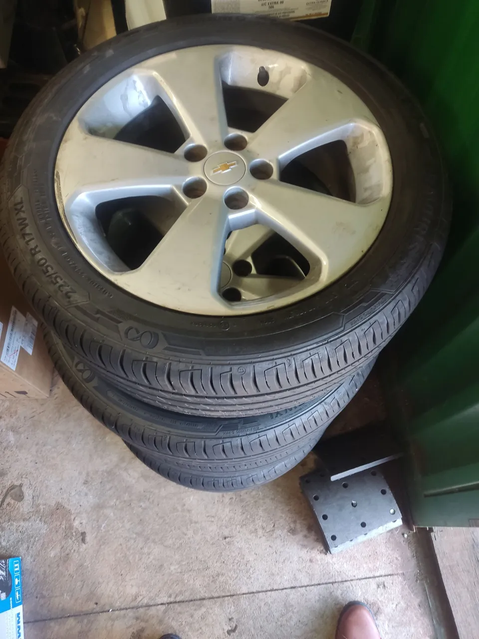 Jogo de Rodas Chevrolet Aro 17 cruze