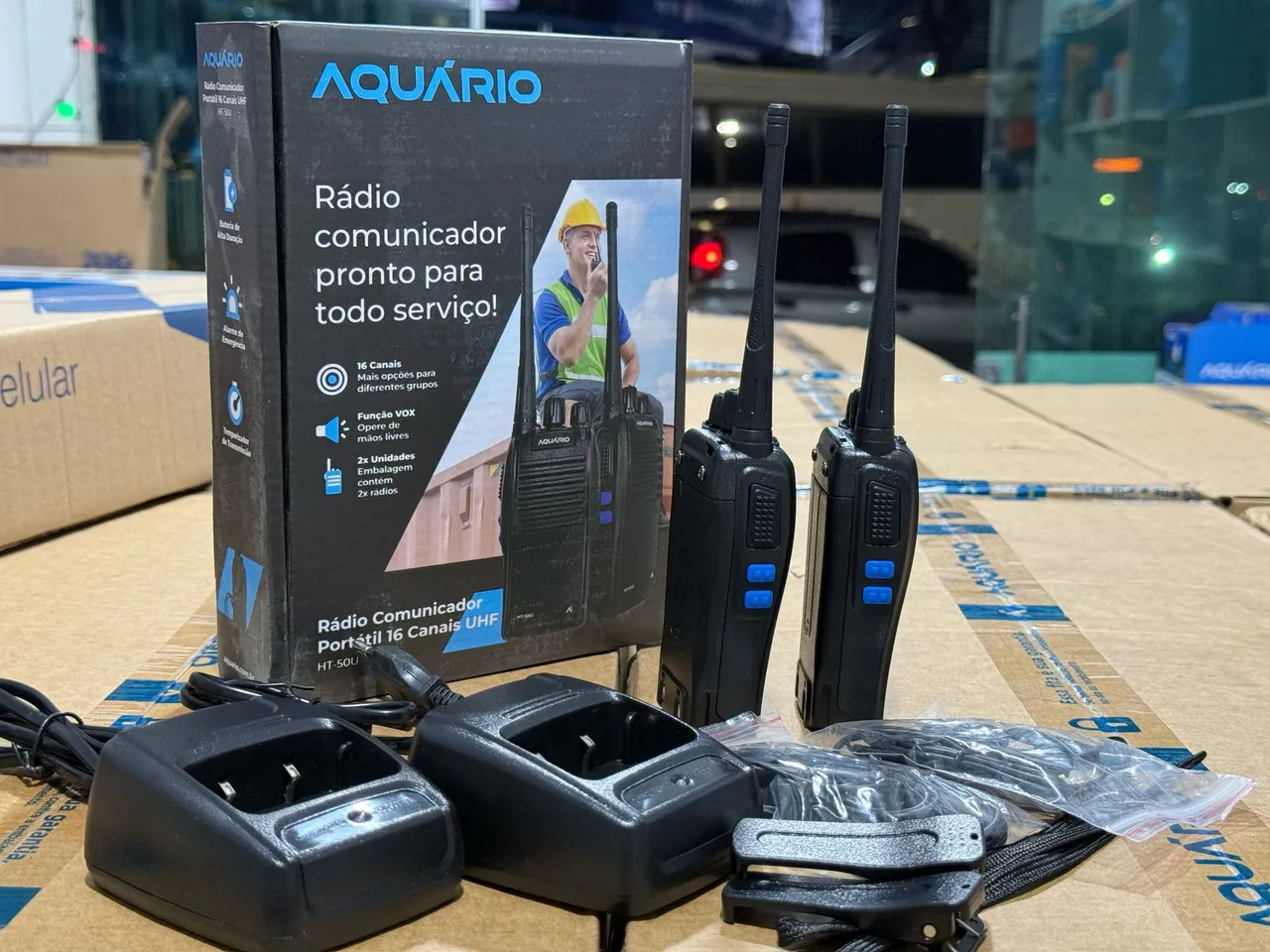 Rádio Comunicador Aquário Homologado pela Anatel ( Qualidade Brasileira )