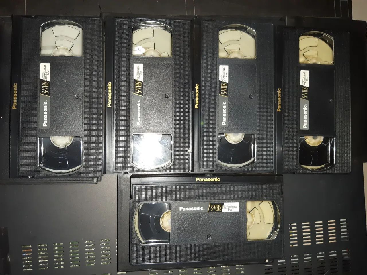 Fitas VHS S-VHS Panasonic e JVC  - Profissionais - 10 unidades - Foto 2