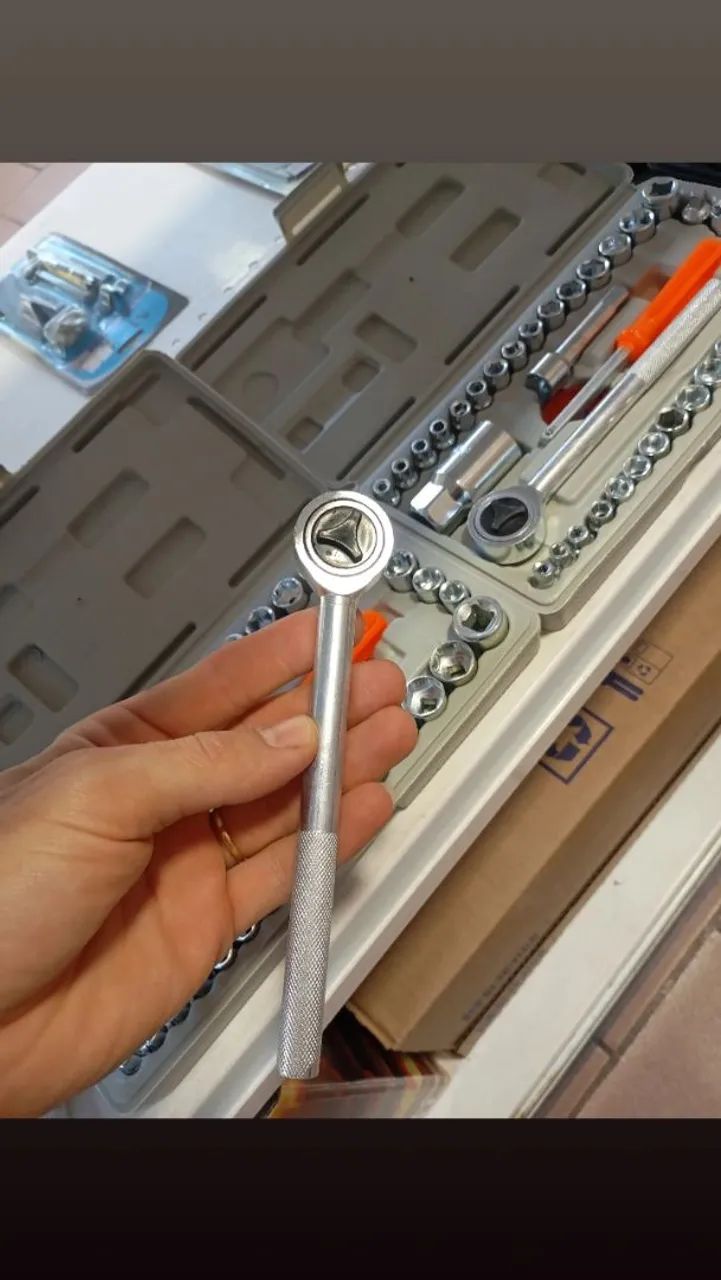 Jogo de Ferramentas Completo - Chaves e Soquetes64209936669441122