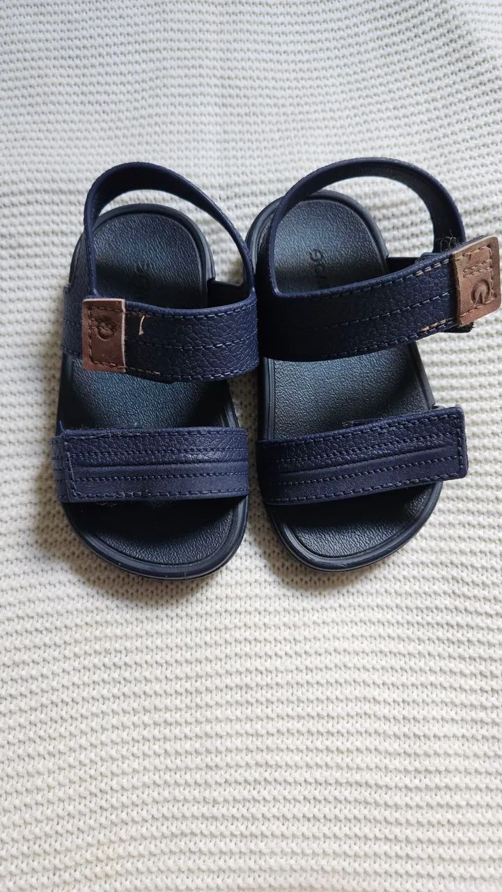 Sandália baby 20-21  azul marinho