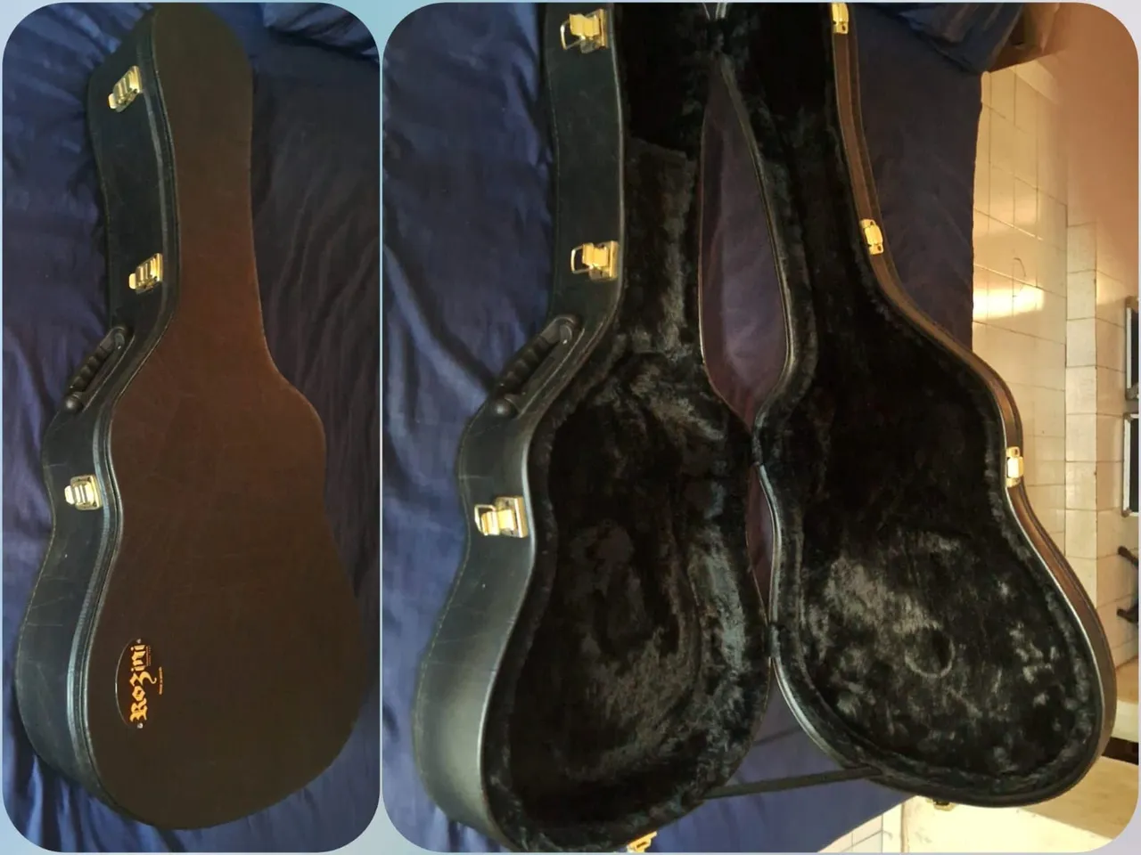 Case Super Luxe Rozini Rígido Original Novo para Violão