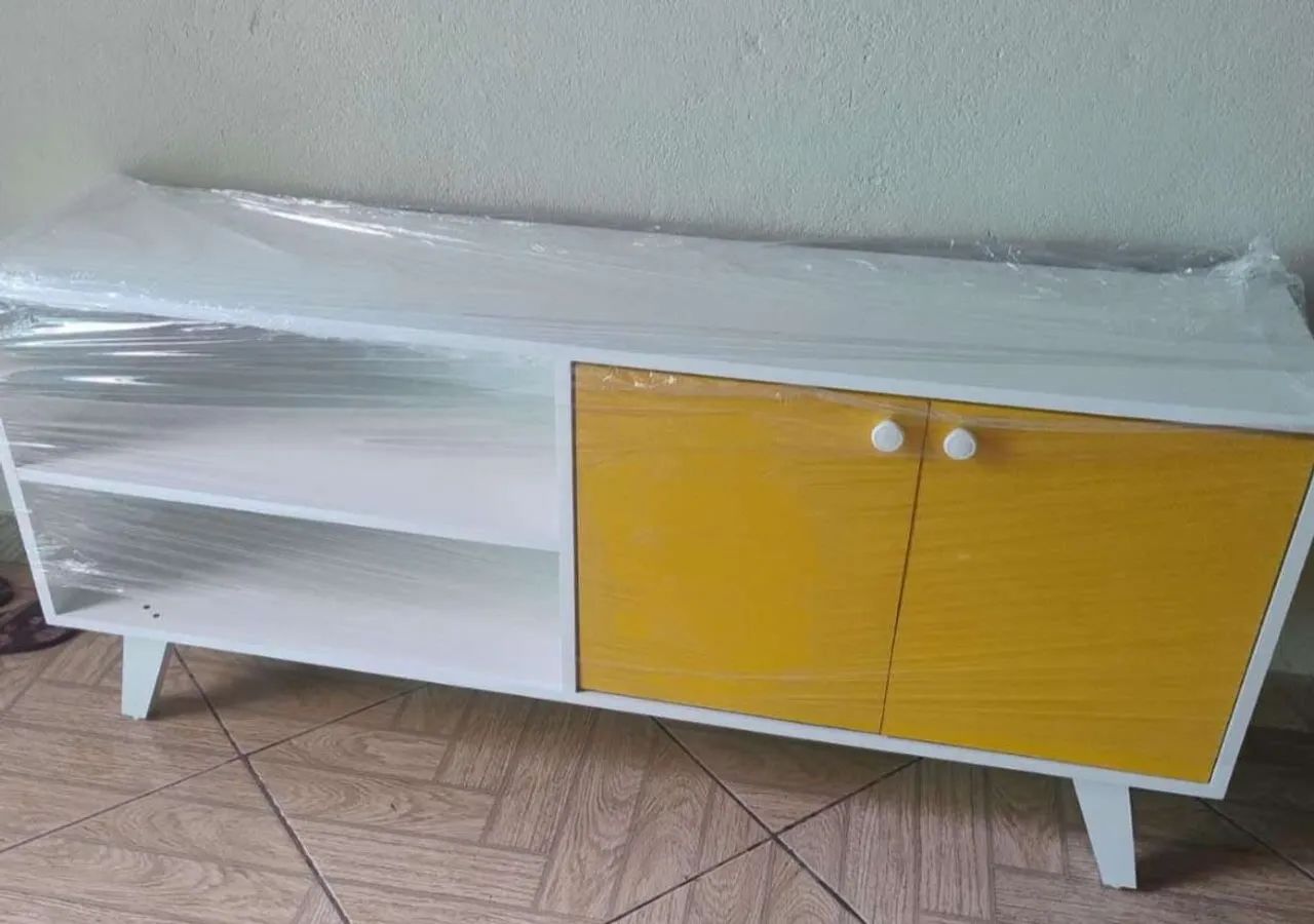 , rack em promoção aproveite 100% MDF para TV até 55 polegadas Valor  270$ ? - Foto 3