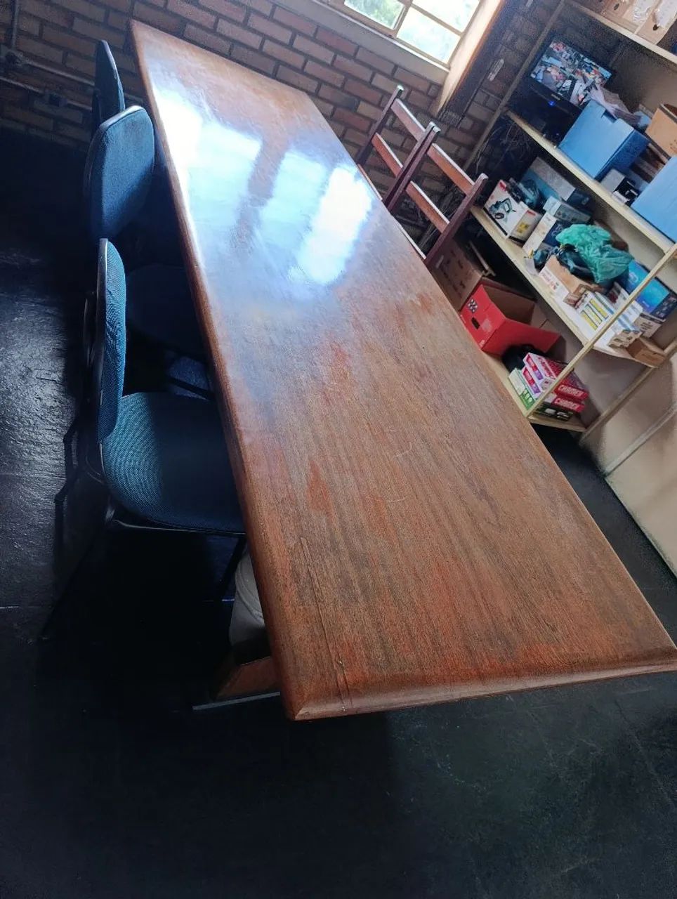 Mesa de madeira maciça angelim - Foto 3