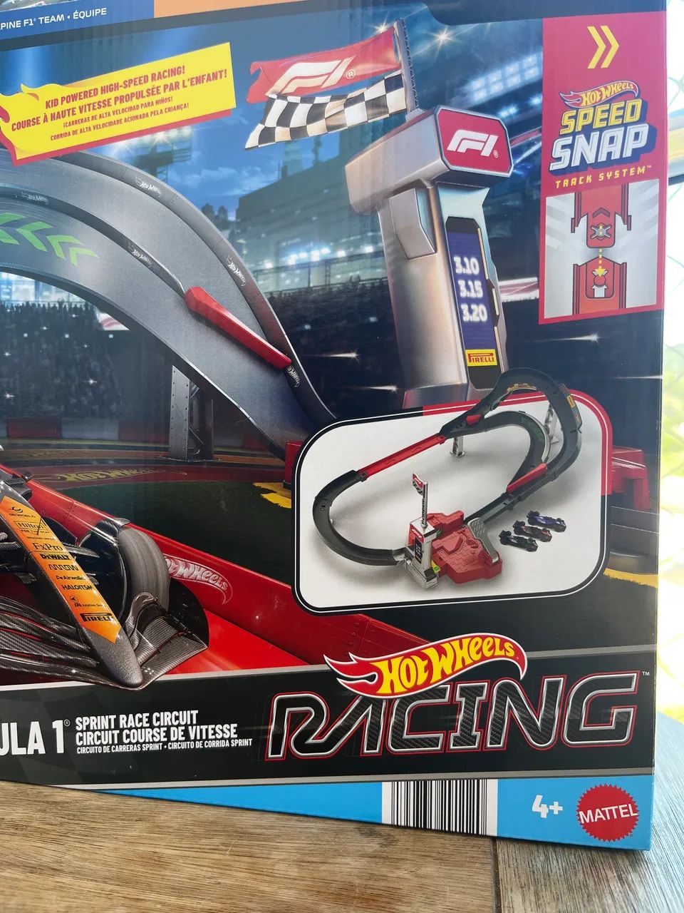 Pista Hot Wheels Miniaturas Formula 1 - F1 Sprint Race Circuit - Foto 3