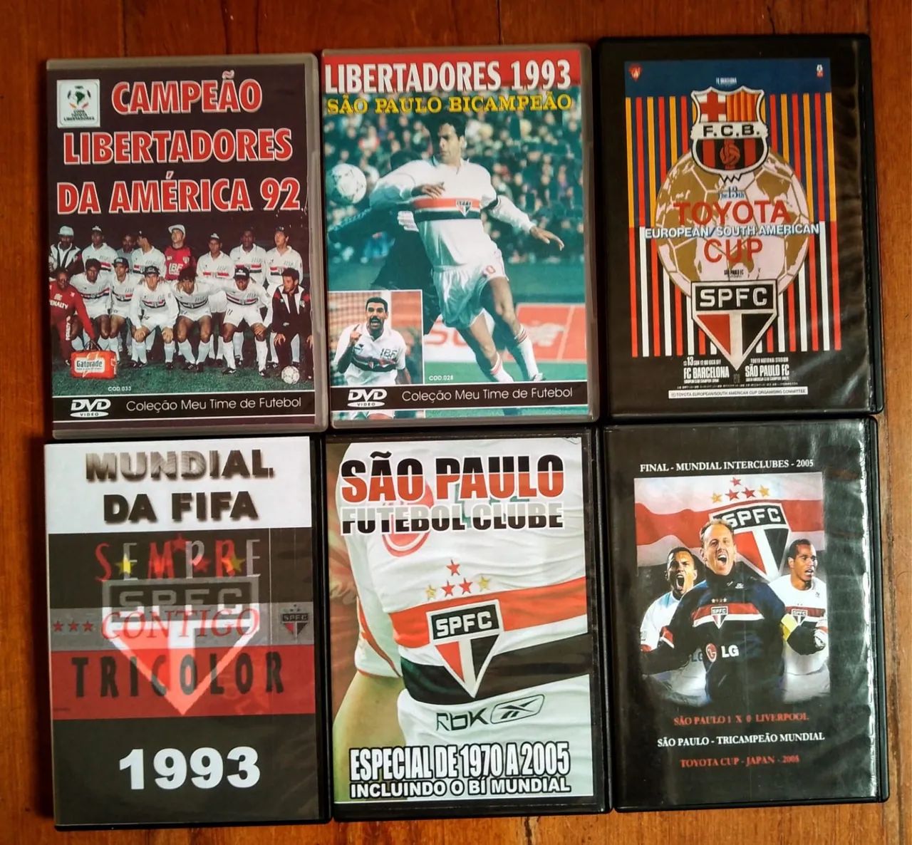 DVDs São Paulo Futebol Clube 