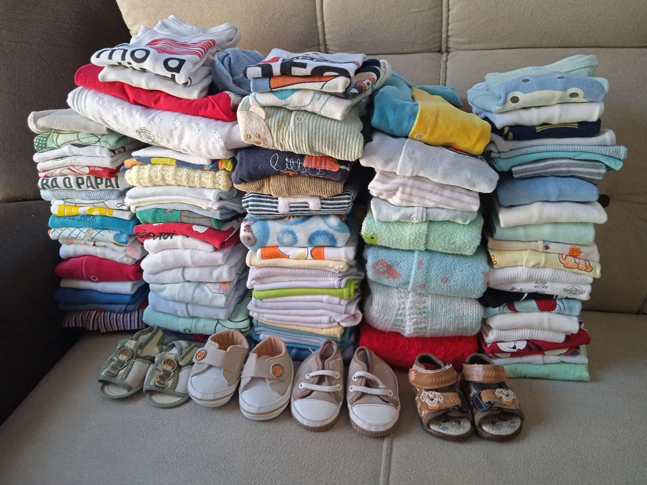Lote de Roupas para Bebê RN P M