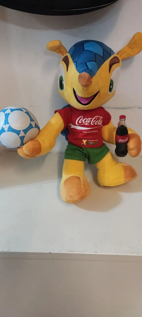 Mascote Fuleco Oficial Coca-cola Copa 2014