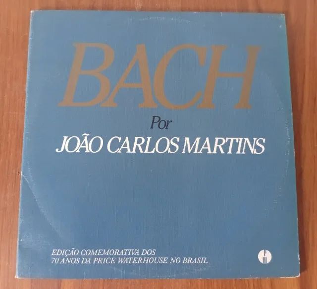 DISCO DE VINIL BACH POR JOÃO CARLOS MARTINS