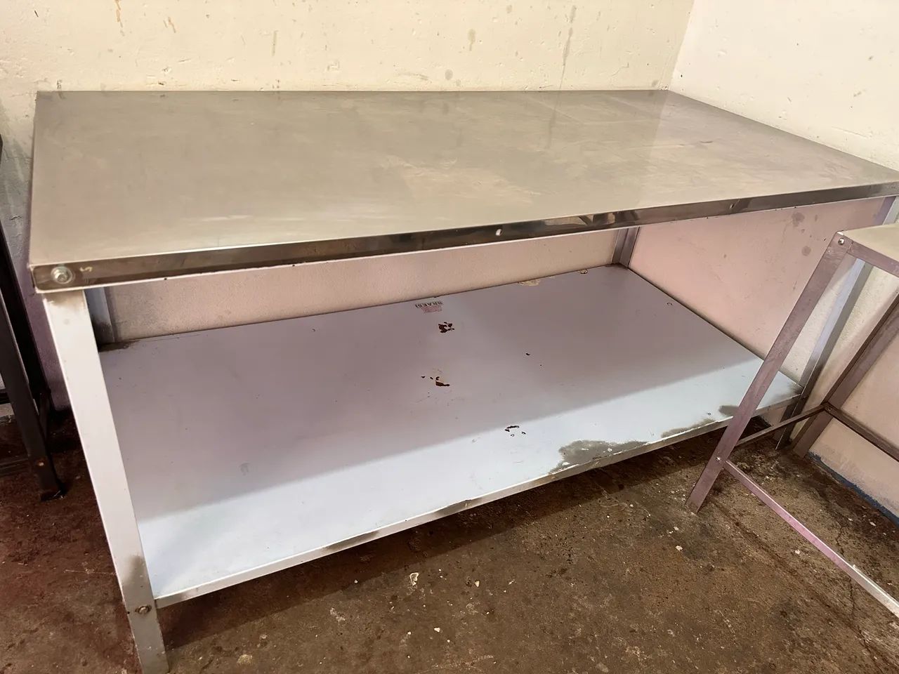 Mesa inox Braesi 190x90