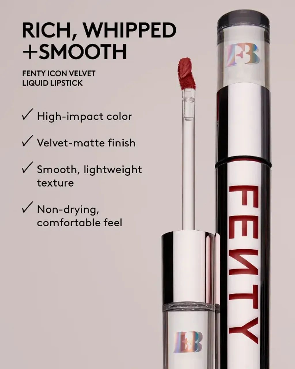 Batom liquido Fenty - Liquid Lipstick - Pow'r Thirsty - Cor 08 - Foto 4