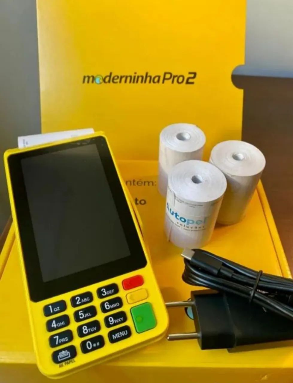 Máquina de Cartão Moderninha Pro 2 - Nova!
