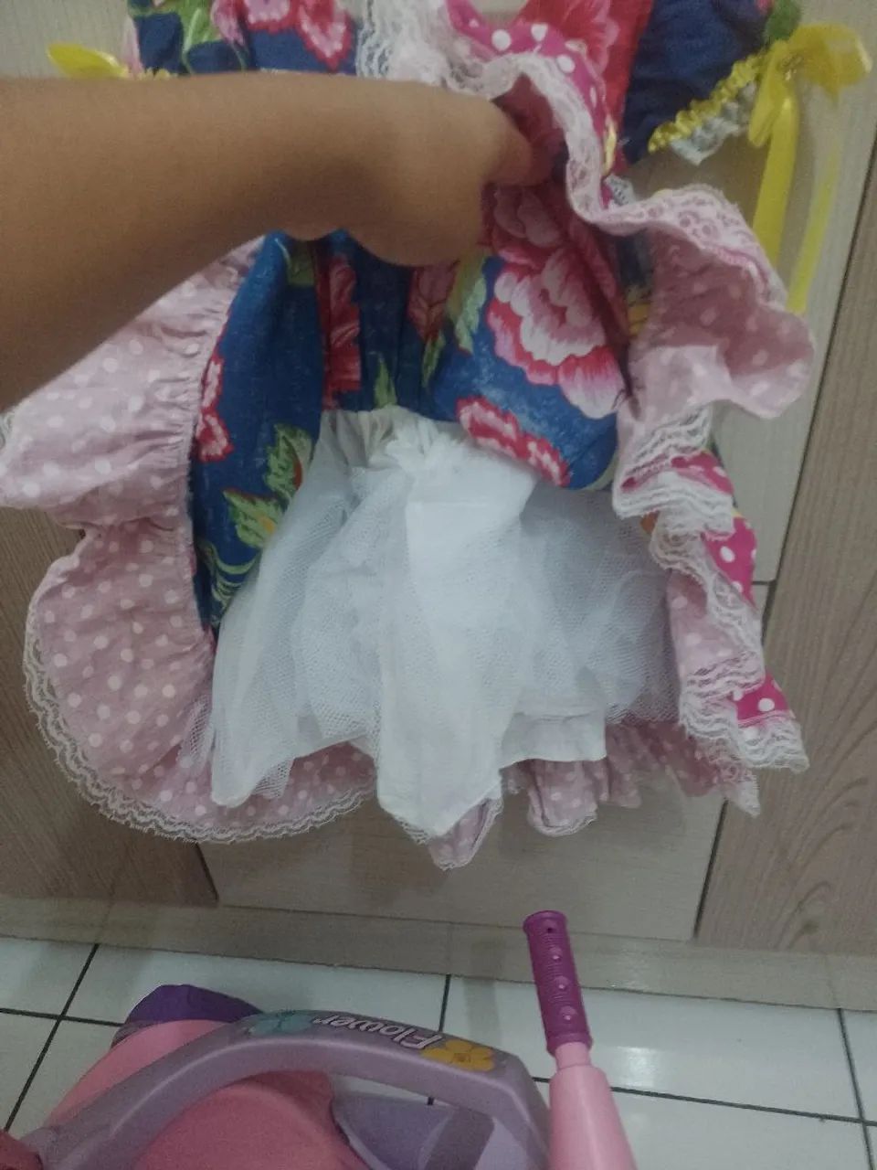Vestido Infantil Festa Junina 50 reais - Foto 3