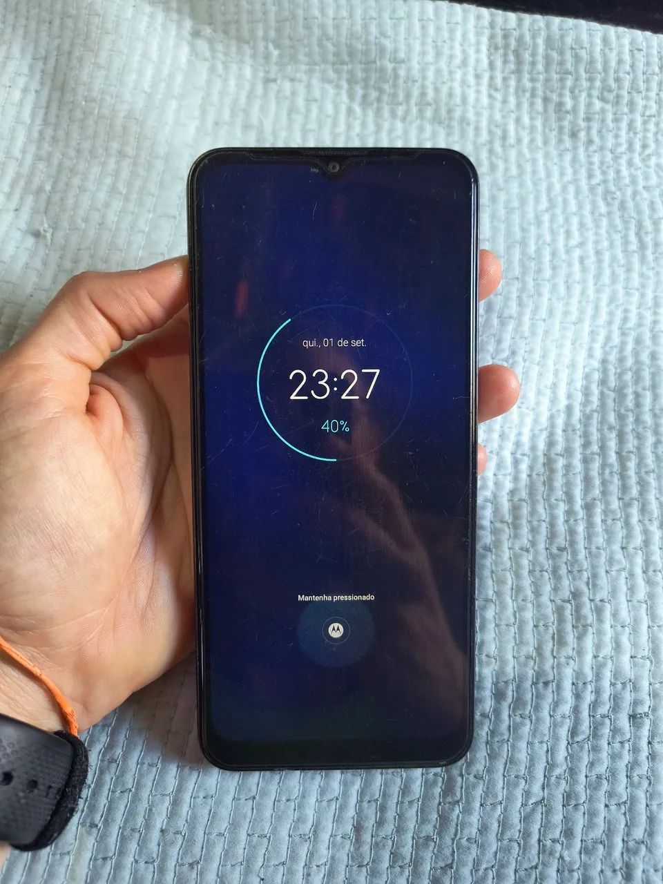 Vendo celular Moto g 9 Play Azul 