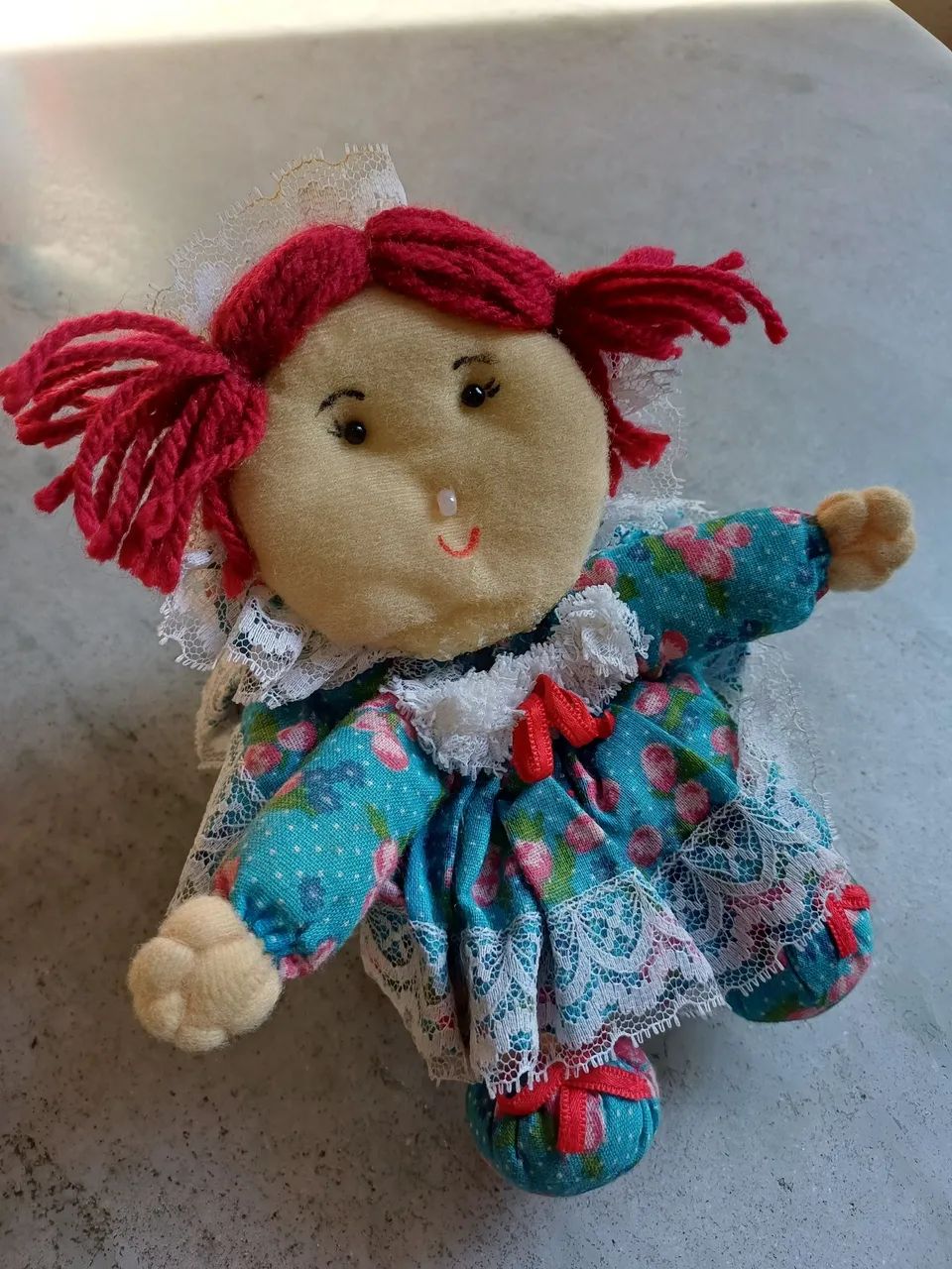 Linda boneca de pano artesanal  - Foto 4