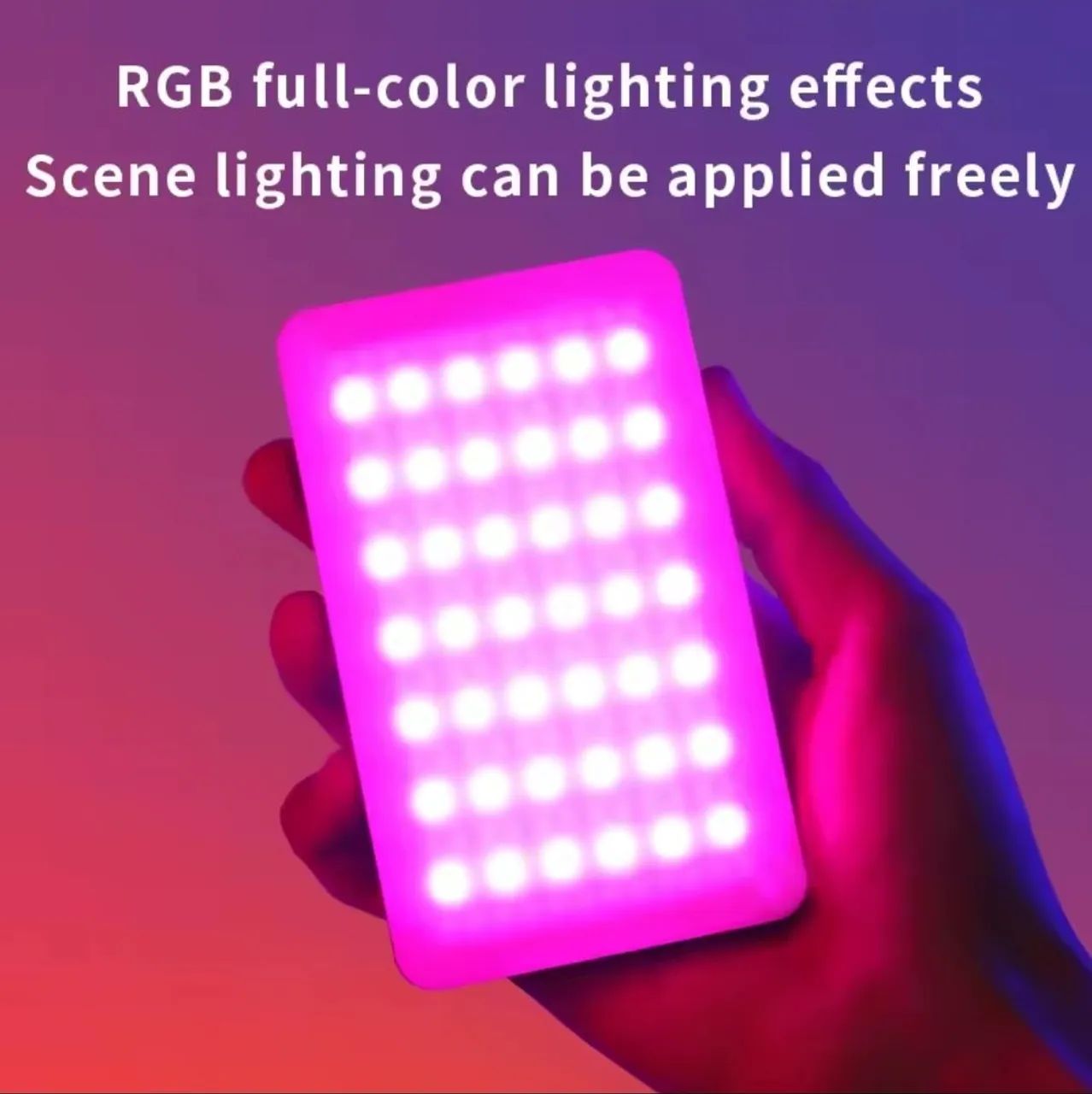  Iluminação Led Profissional - M140 RGB Pocket Fill Light  - Foto 5