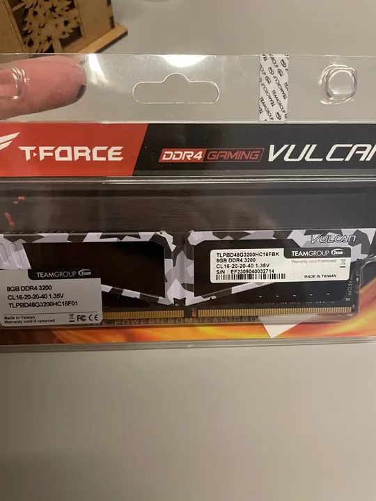 Memória Ram 8GB 3200Mhz