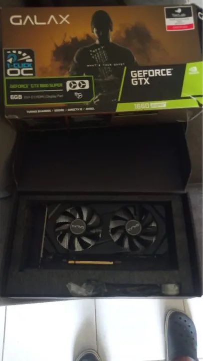 Placa de Vídeo Galax GeForce GTX 1660 Super 6GB