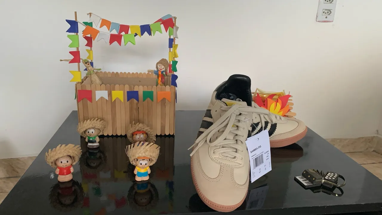 Adidas Samba OG Bege - Novo!
