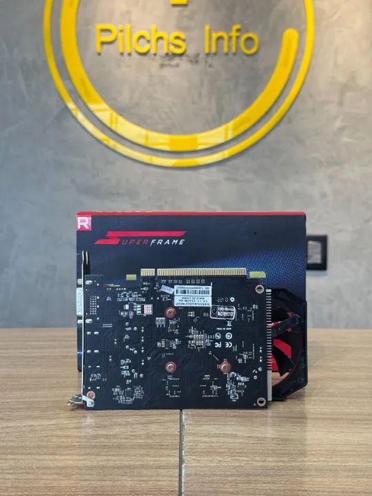 RX 550 4GB Superframe - Loja física - Garantia - Olx Pay - Foto 3