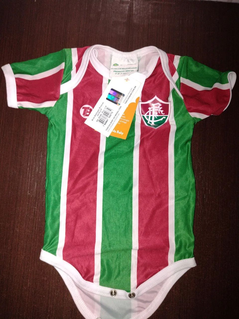 Body de Futebol do Fluminense - Torcida Baby