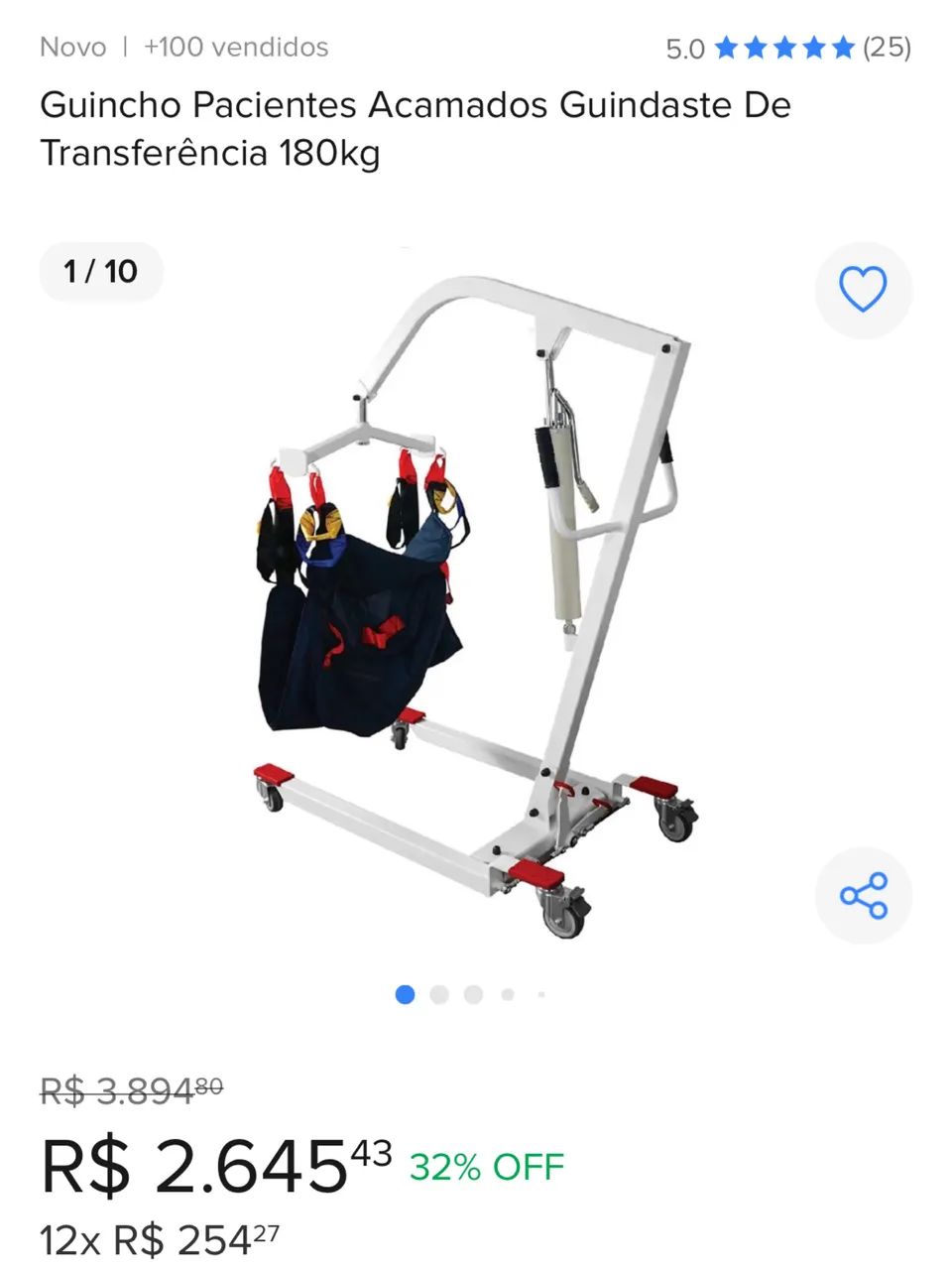 Guincho para acamado