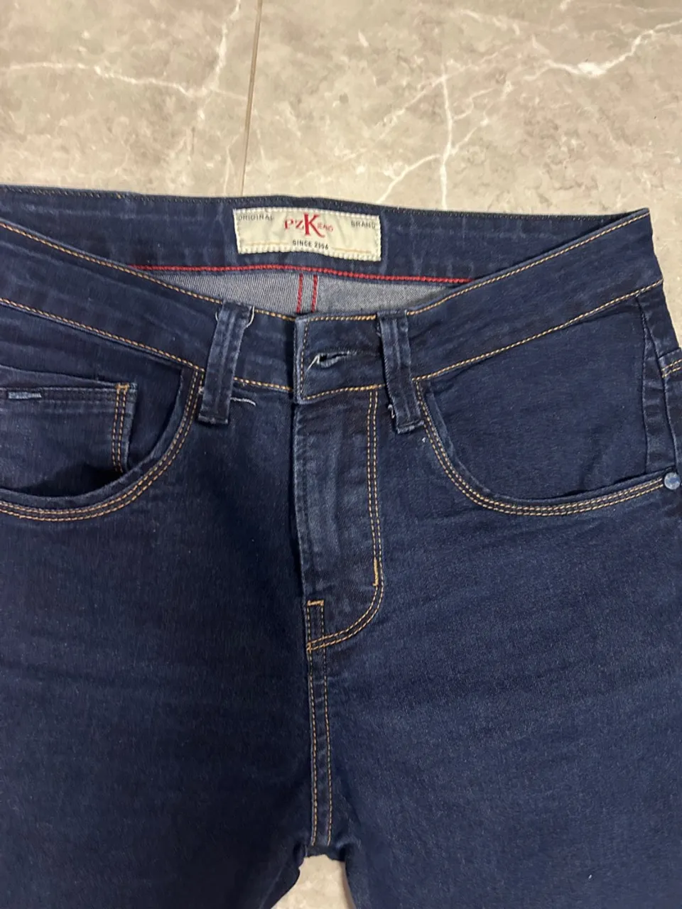 Calça Jeans Azul Escuro PZK Original