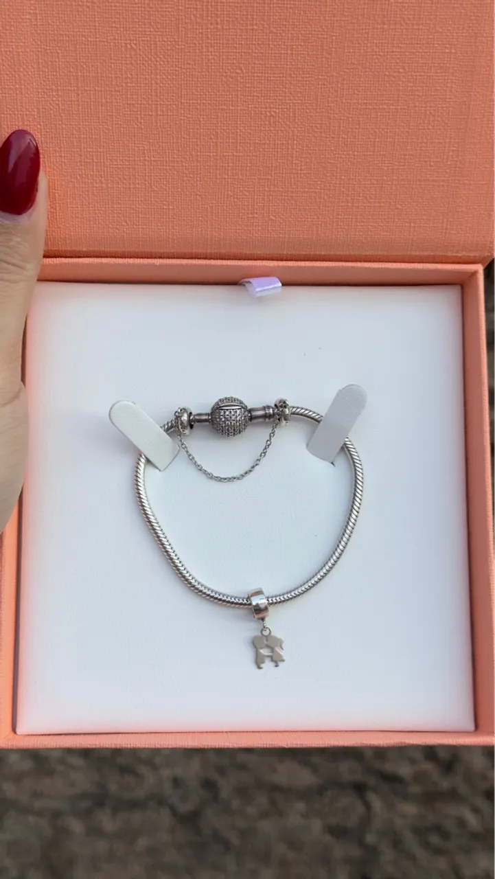 Pulseira life vivara com berloque de casal
