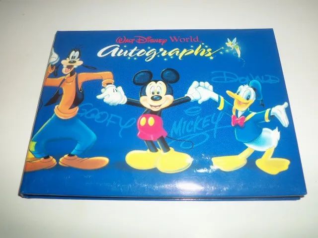 Caderno de autógrafos Disney oficial CTCRXX