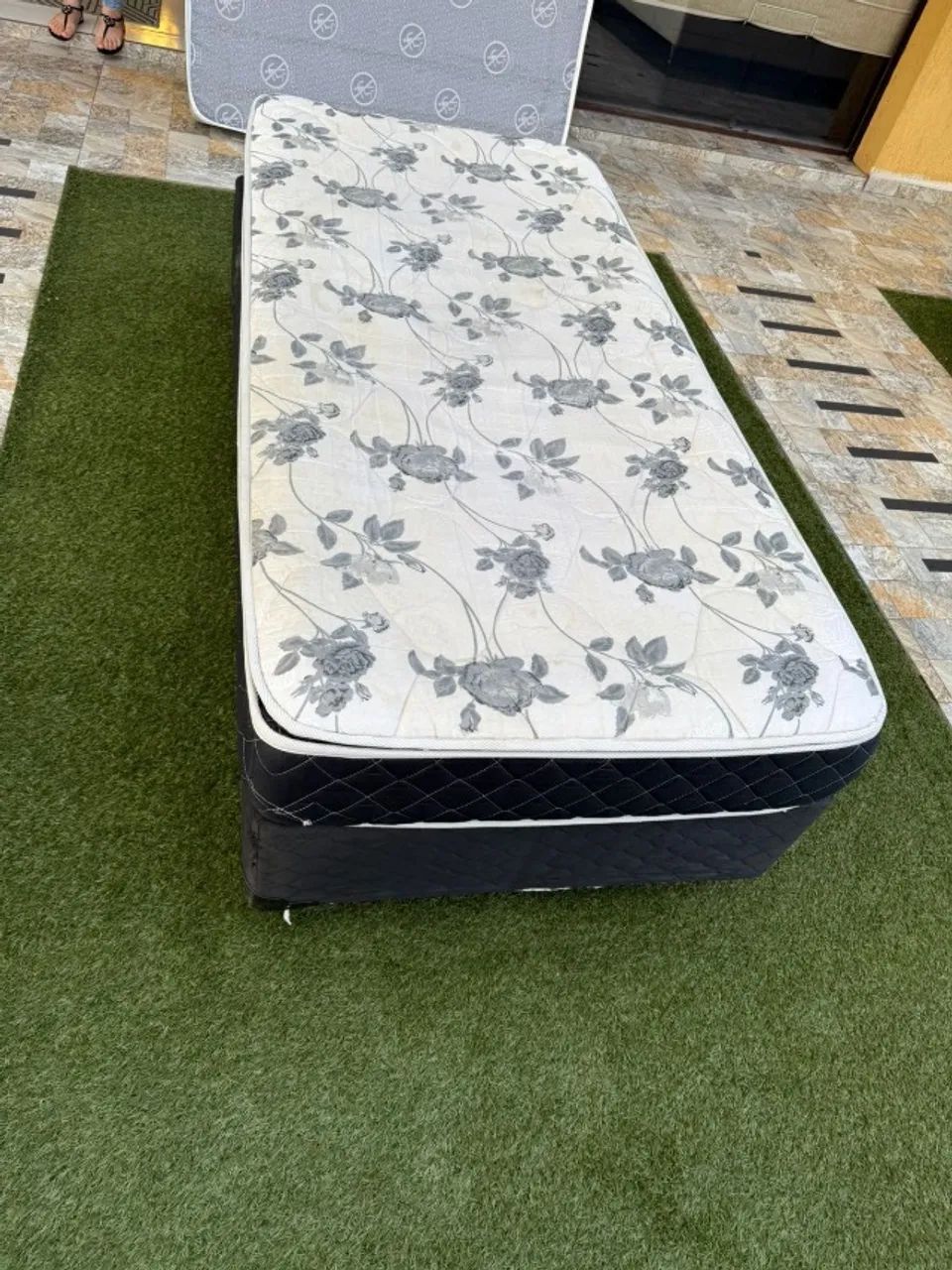 Colchão Solteiro RONCONI + base Box - ENTREGO!  - Foto 4