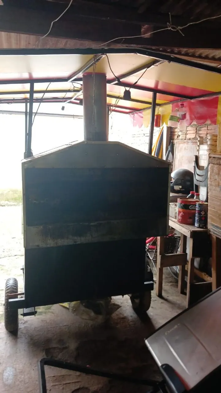 Churrasqueira Móvel Artesanal - Ideal para Eventos!