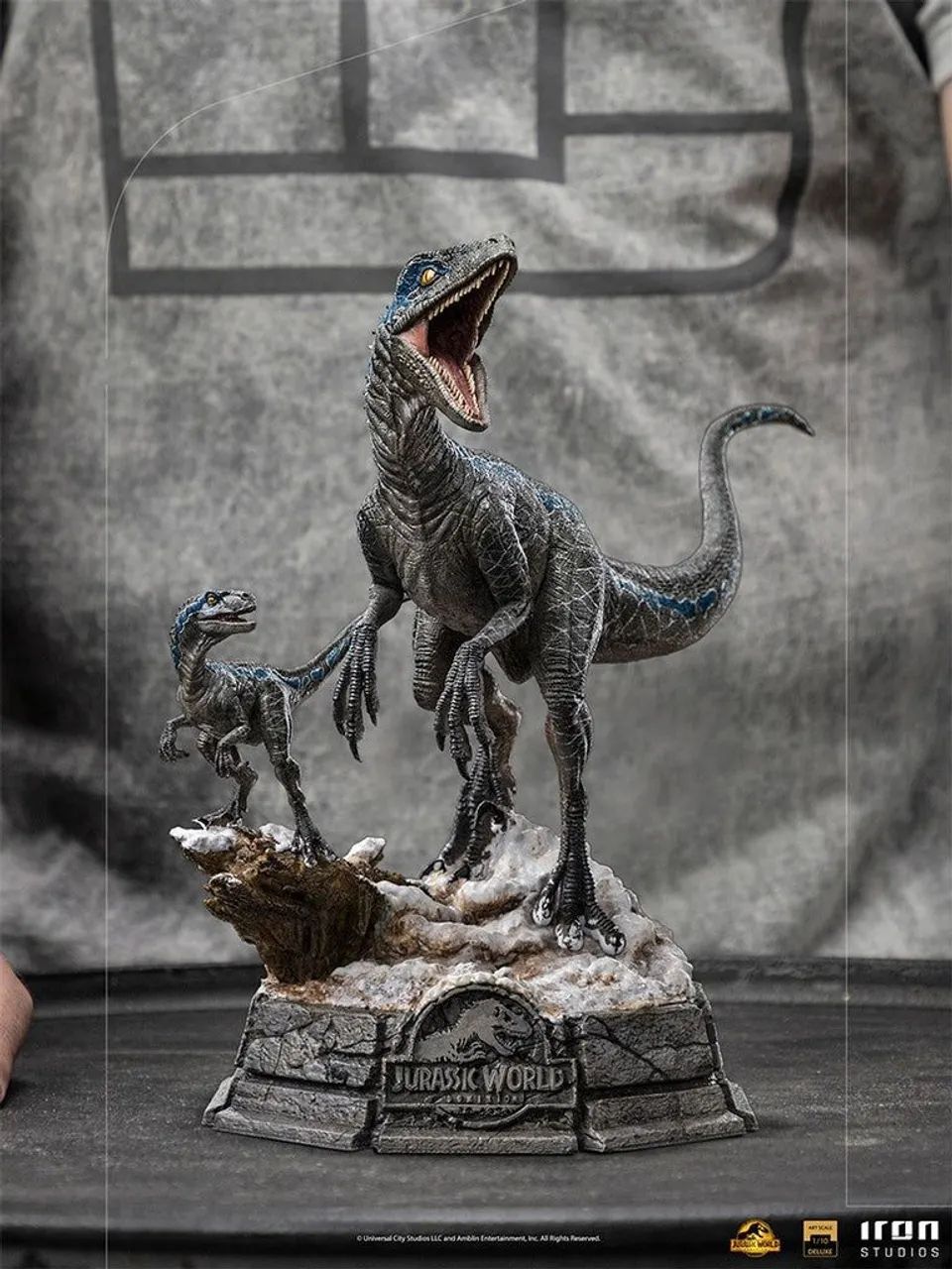 Iron Studios Blue e Beta deluxe 1/10 Jurassic World