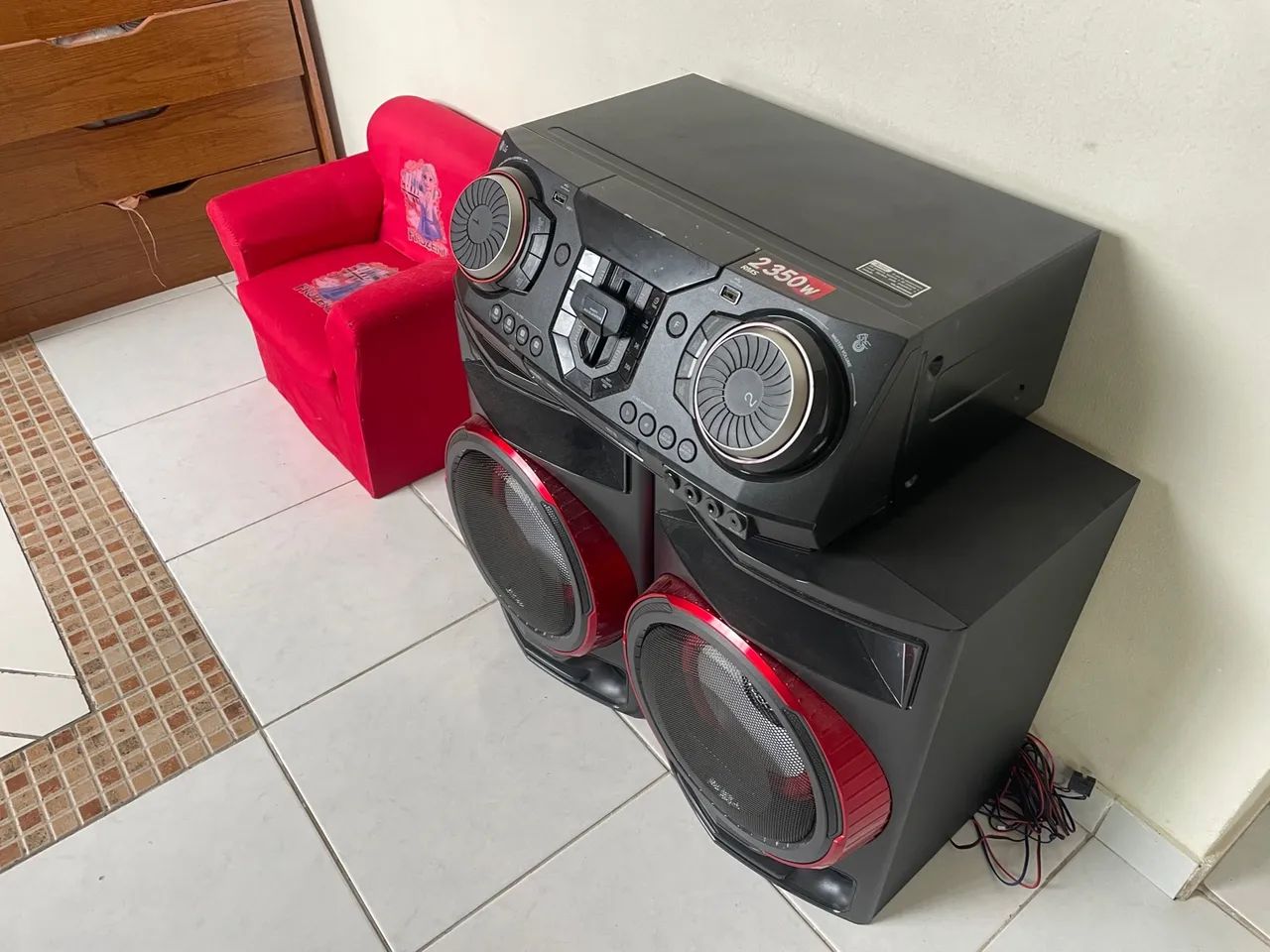 Mini System LG Xboom CL87 bluetooth 2350W RMS de potência - 127/220V - Foto 2