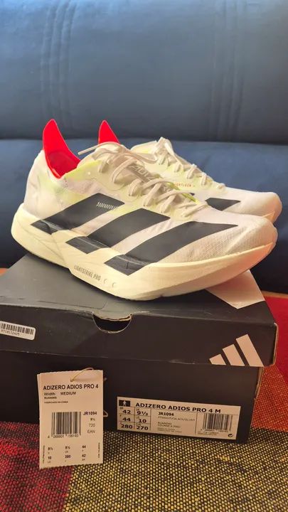 Tênis Adidas Adizero Adios Pro 4 - Tamanho 42ho 42