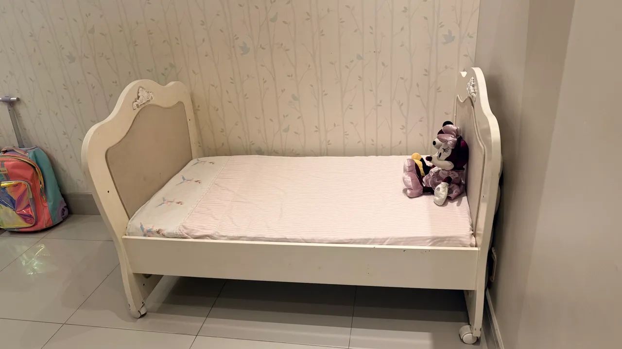 Berço Quater 2 em 1 Provençal + Colchão Impermeável - Foto 6