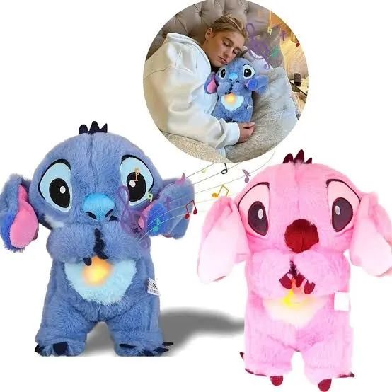 Pelúcia Stitch Canta e Ilumina