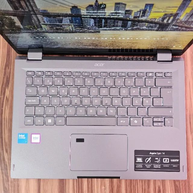 Notebook  Acer Aspire Spin ASP14-51MTN core 7-150U 1.8GHz 16GB 1TB 14" FHD IPS Touch 360   - Foto 2