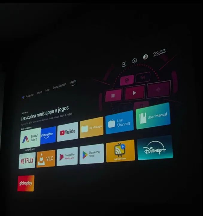 Vendo ou Troco, Projetor Xiaomi Mi Smart Projector 2 - Novo - Foto 4