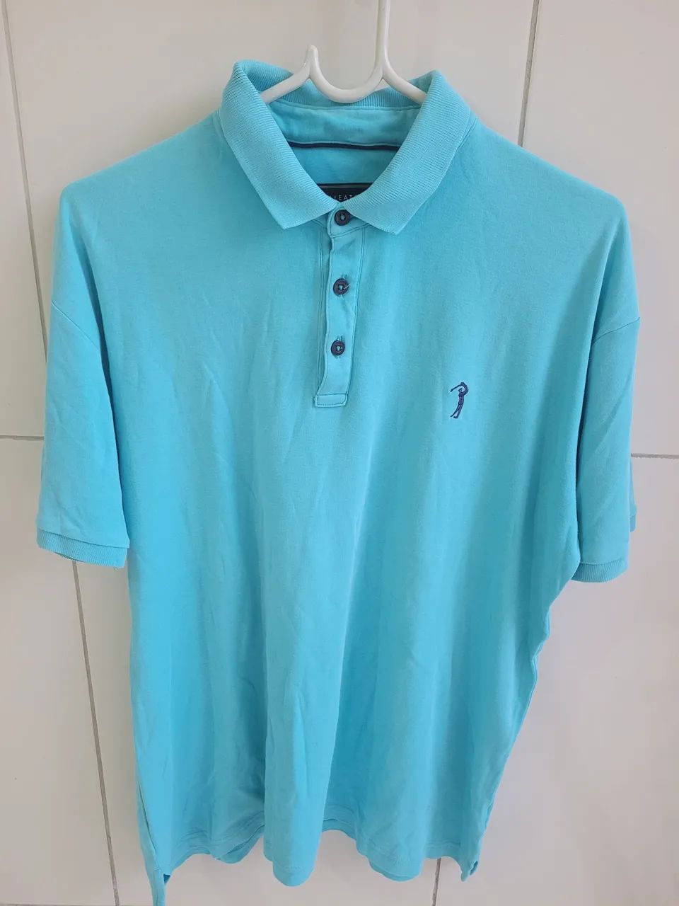 Camiseta Polo Azul Claro