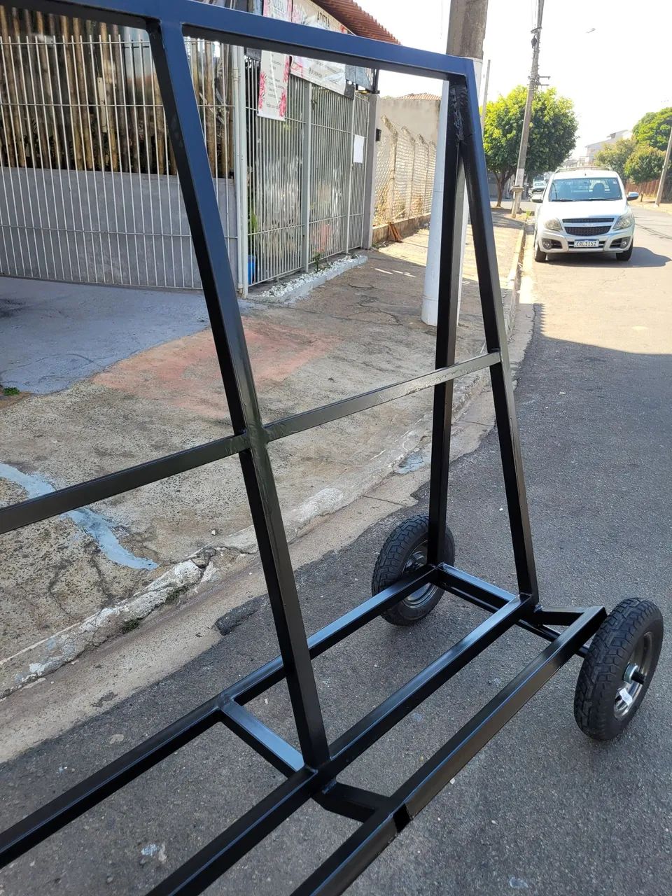 Carrinho/Trailer Metálico Reforçado - Foto 3