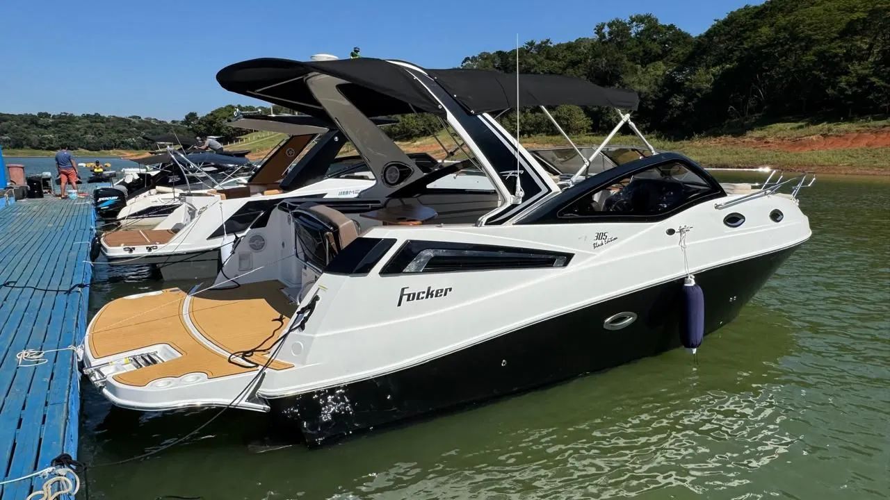 Focker 305 Black Edition - 2020 x1 Mercruiser 350 HP ñ Phantom Ventura Fs Nx Real 
