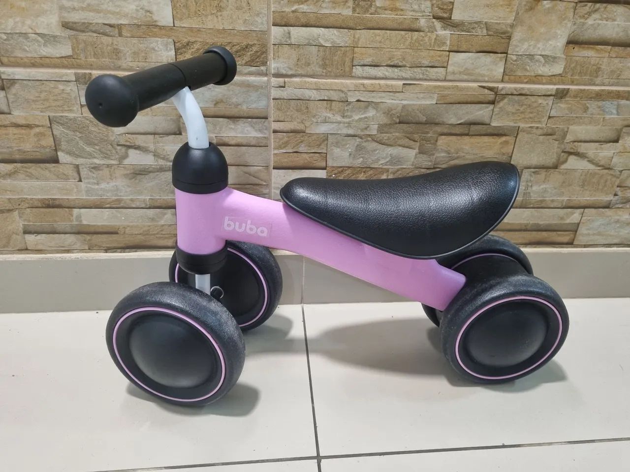 Mini Bike Infantil Rosa Buba - Foto 2