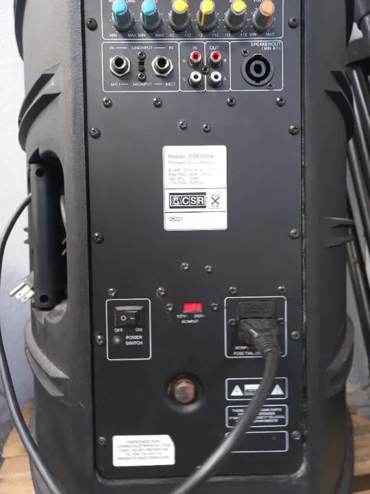 Caixa CSR ativa/ USB + passiva  - Foto 4