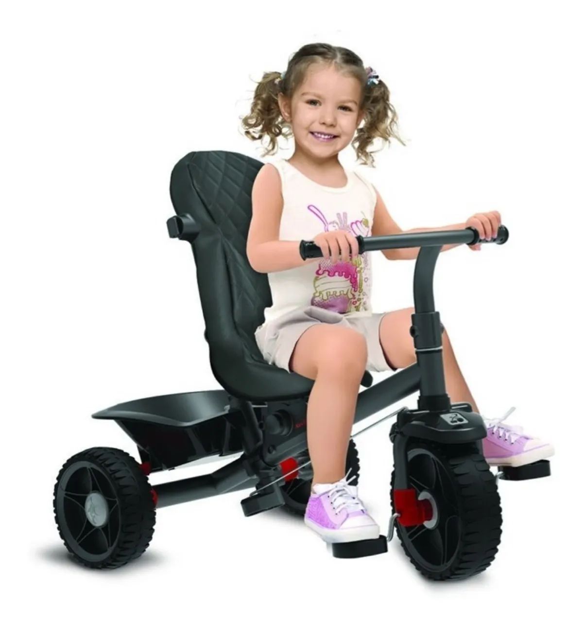 Tricycle Smart Trike - Preto - Foto 4