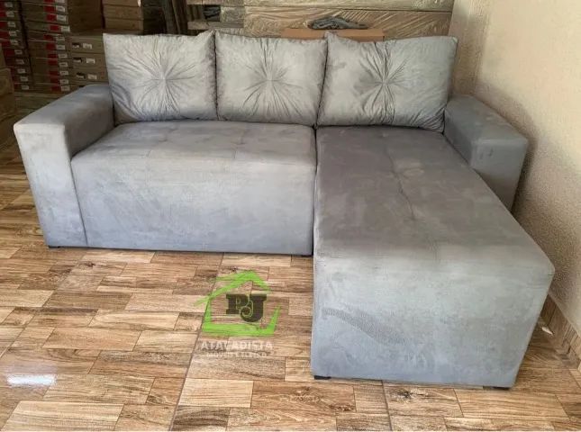 New Popular Sofa, 3-Seater, Gray