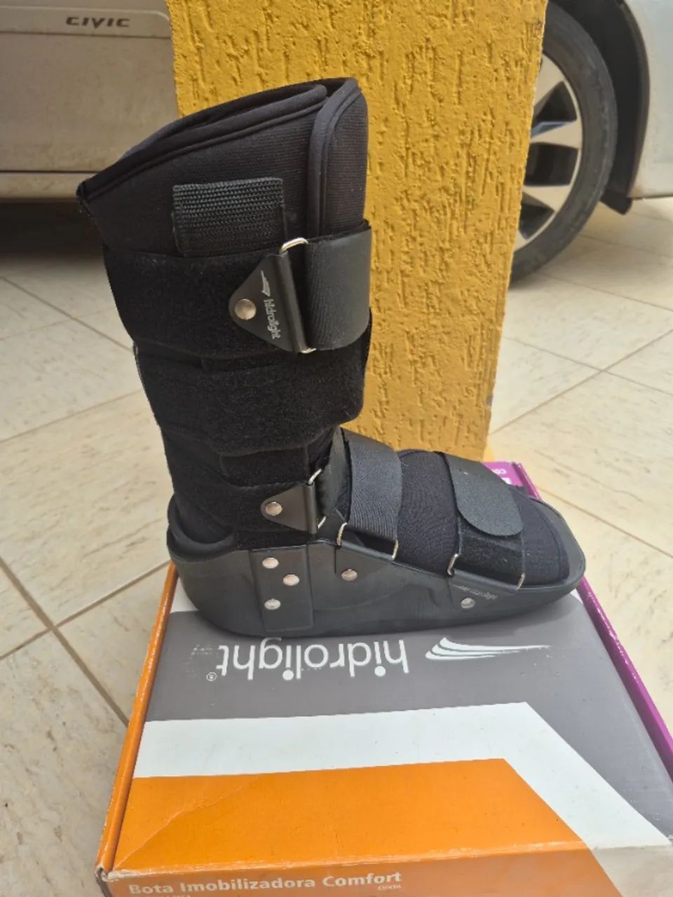 Bota imobilizadora Comfort curta Hidrolight tamanho G - Foto 4