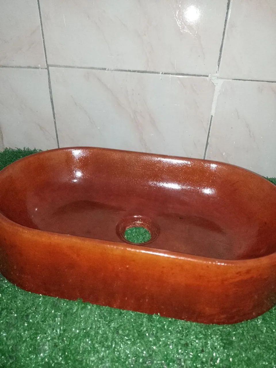 Cuba de concreto ou pia para Banheiro