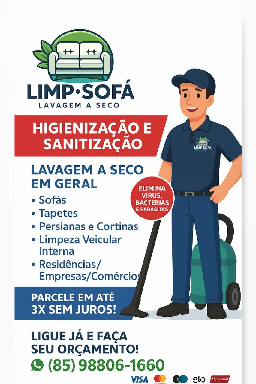 Higienização de Sofás, Poltronas, Colchões, tapetes