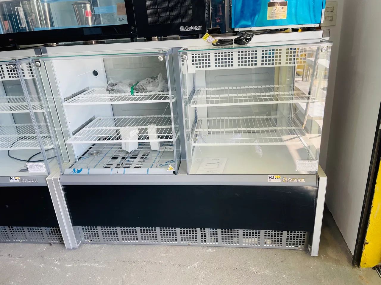 MB Vitrine dupla quente e refrigerada Gelopar 1.40