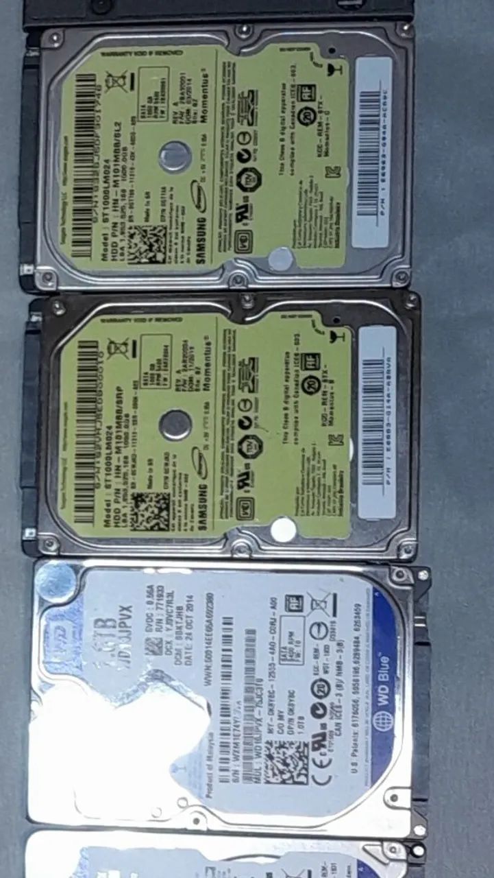 Vendo 3 HDs de 1TB